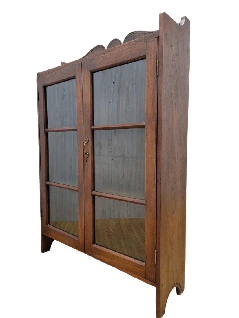 Vintage Thai British Colonial Style Display Cabinet - 2