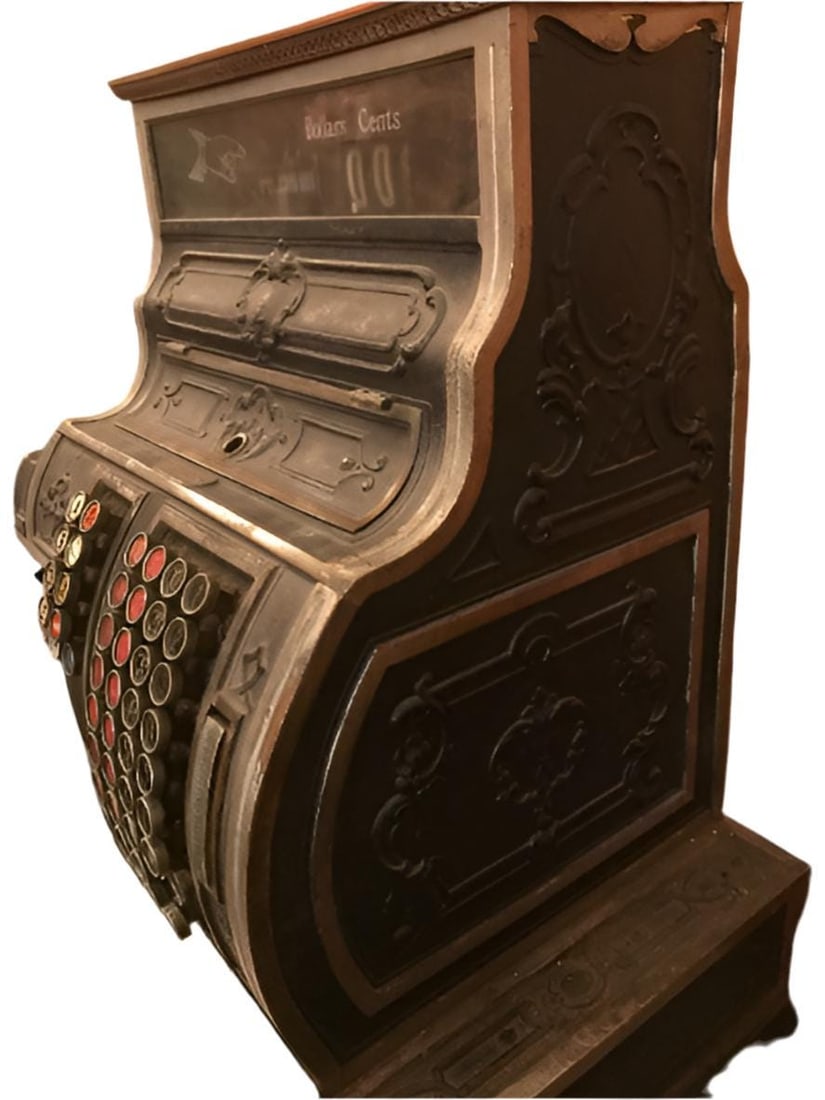 Antique NCR National Cash Register Model 1064 G - 2
