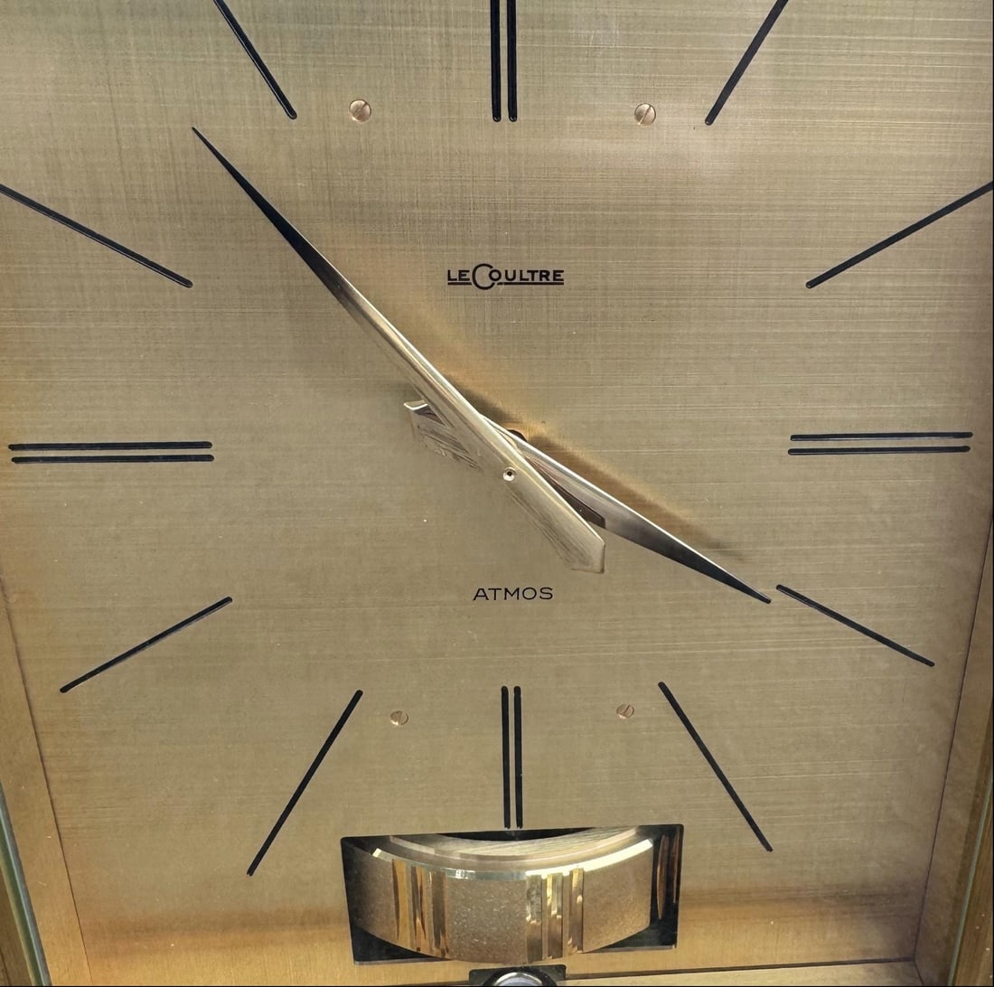 Vintage Jaeger LeCoultre Atmos Desk Clock Embassy VII - 3