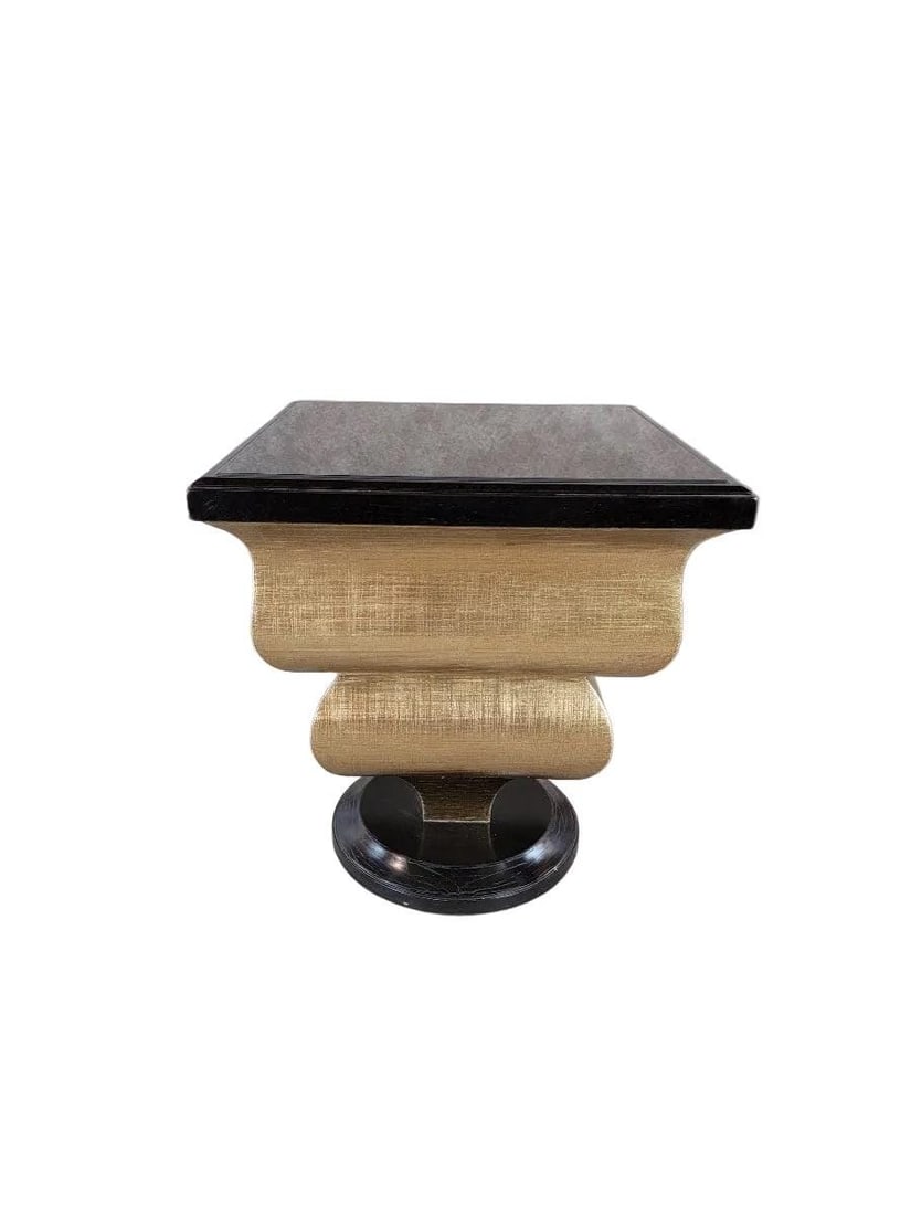 Vintage Modern Deco Style Sculptural Side Cocktail Table By Art Max - 2