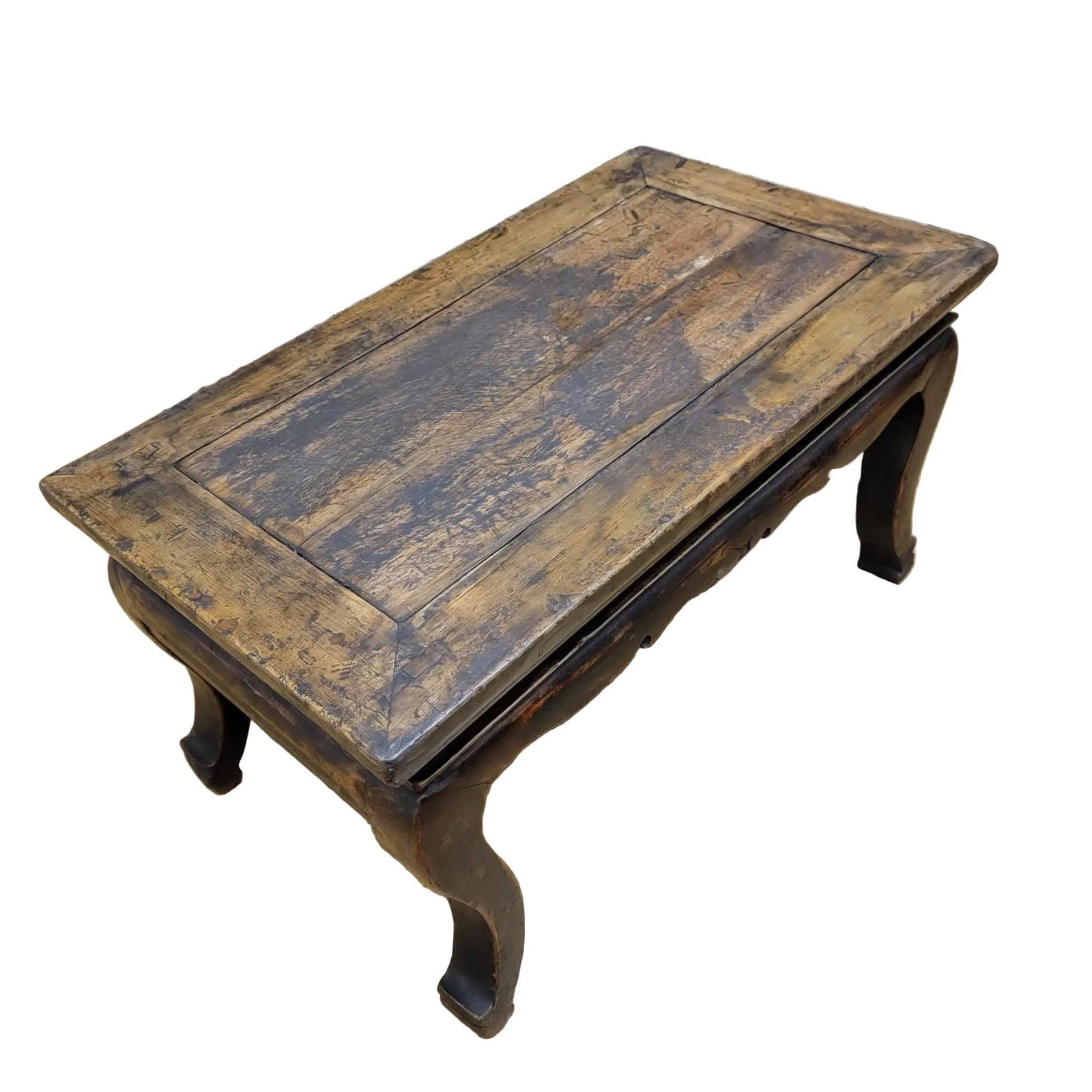 Antique Shanxi Province Elm Small Side Table - 2