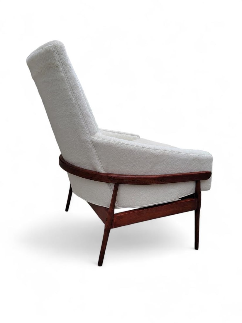 MCM Lawrence Peabody High Back Lounge Chair Newly Reupholstered - 2