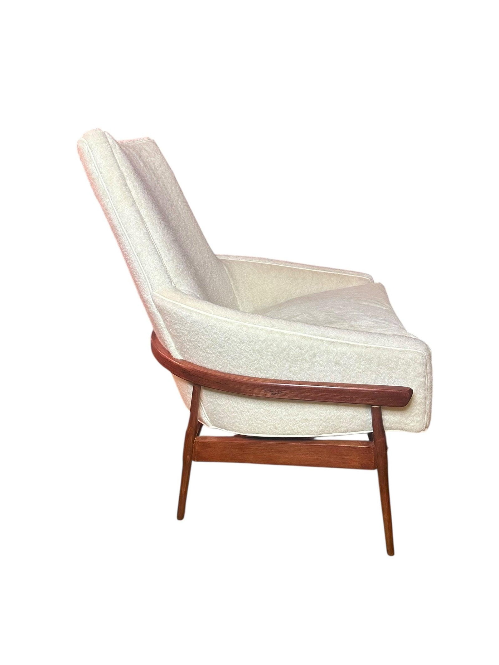MCM Lawrence Peabody High Back Lounge Chair Newly Reupholstered - 3