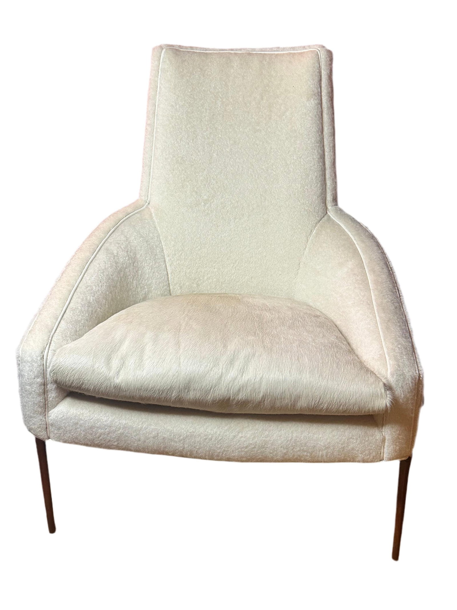 MCM Lawrence Peabody High Back Lounge Chair Newly Reupholstered - 8