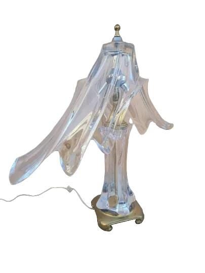 Vintage French Cofrac Art Verrier Freeform Lamp - 3