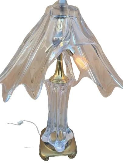 Vintage French Cofrac Art Verrier Freeform Lamp - 4