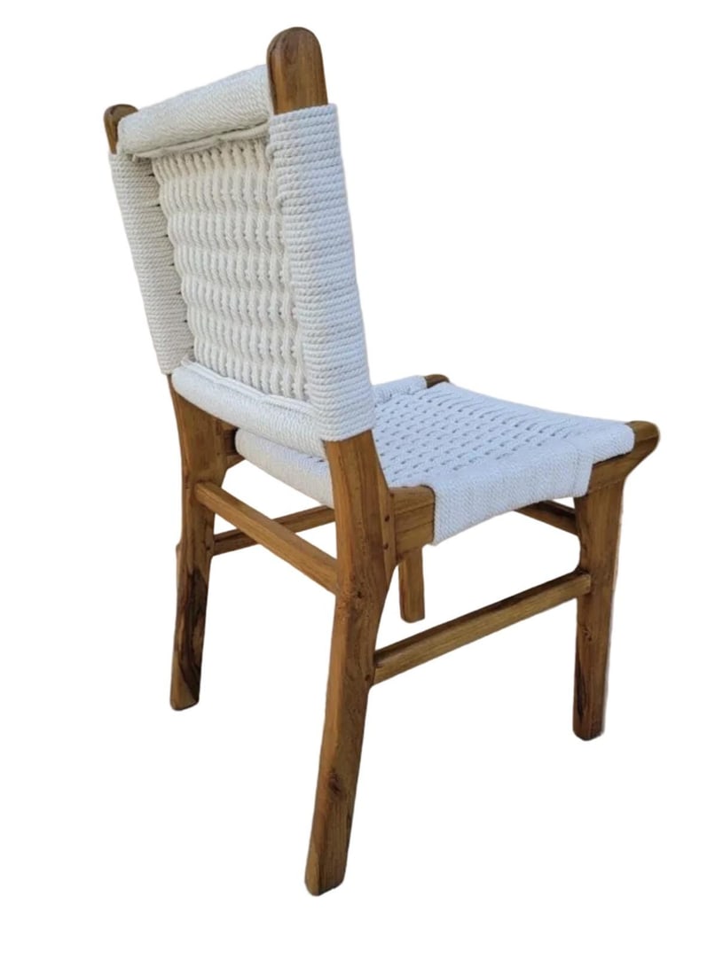 Made Goods Teak Woven Rawley Side Chair - 2