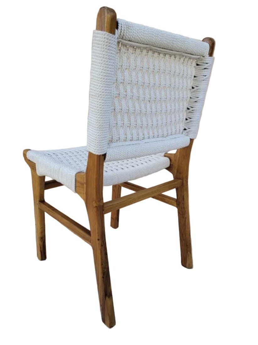 Made Goods Teak Woven Rawley Side Chair - 4