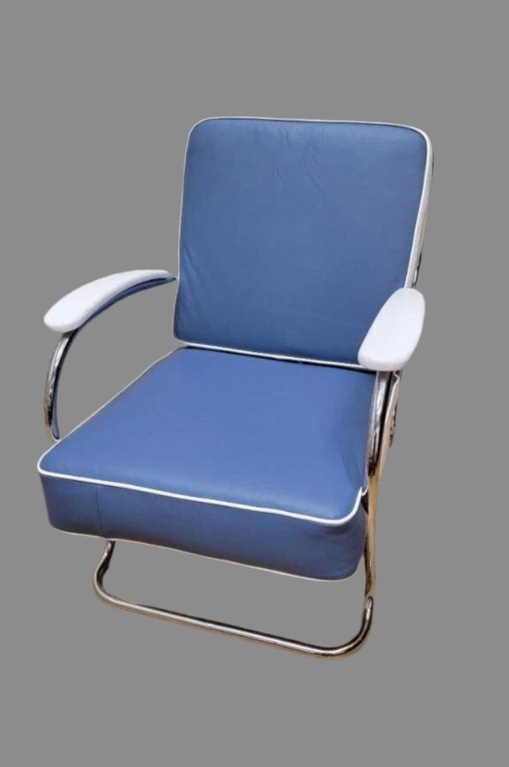 Art Deco Mucke-Melder Side Chair Newly Reupholstered - 2