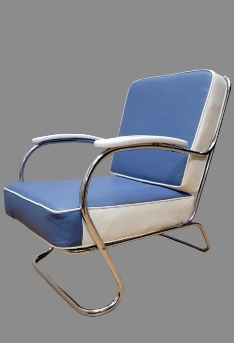 Art Deco Mucke-Melder Side Chair Newly Reupholstered - 3