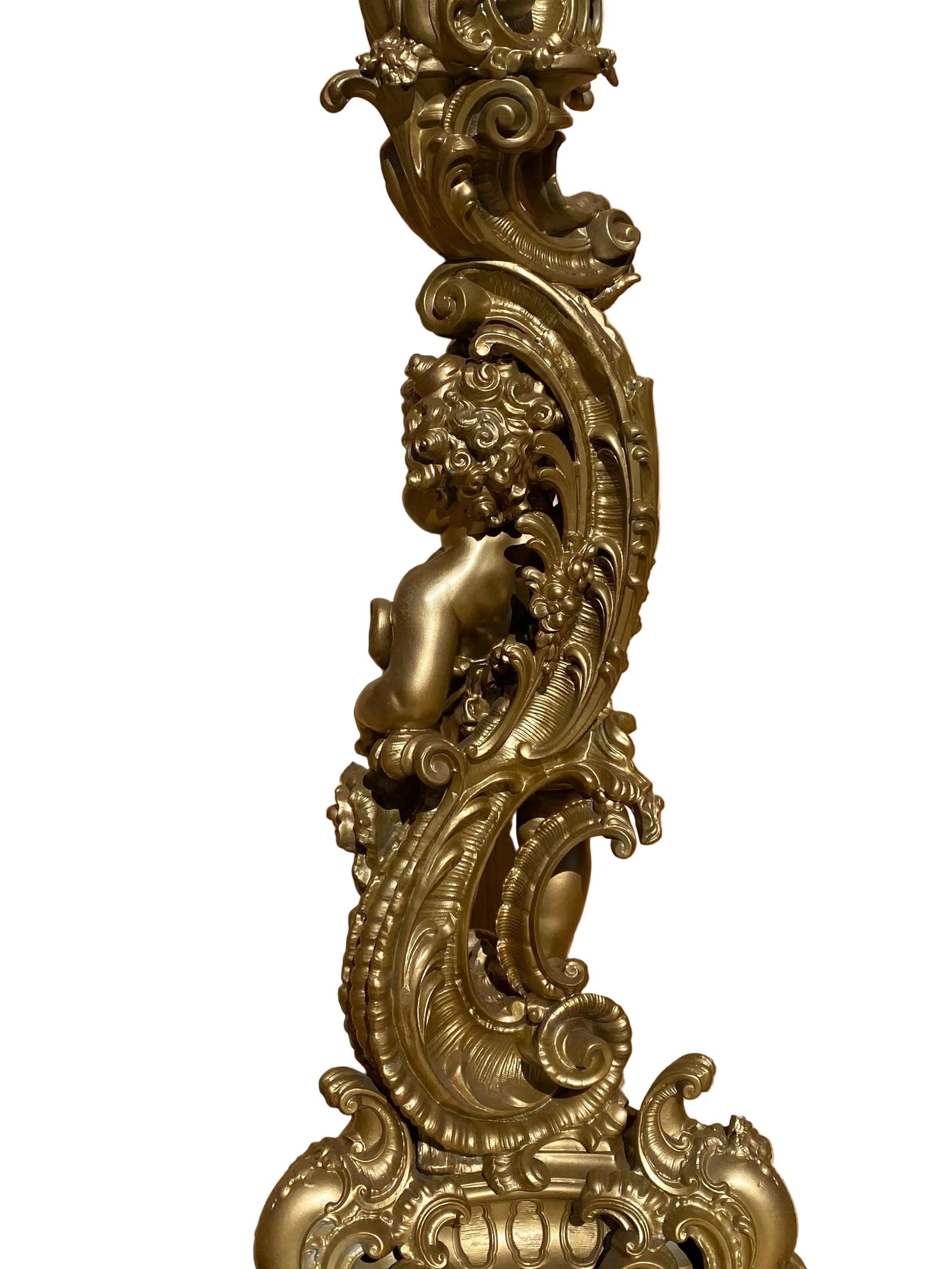 Vintage Italian Neoclassical Style Figural Pedestal Stand - 7