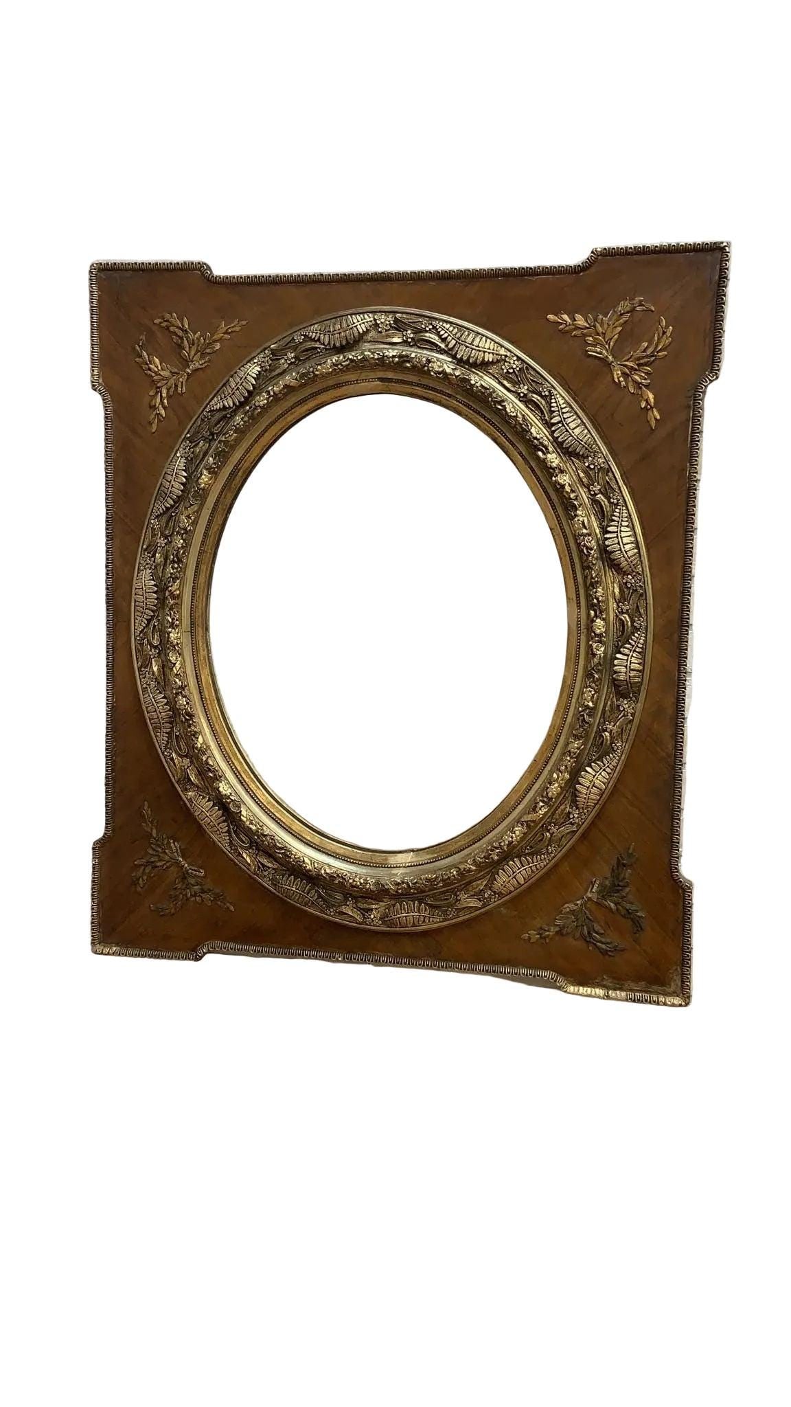 Antique French Napoleon III Style Wall Mirror - 2