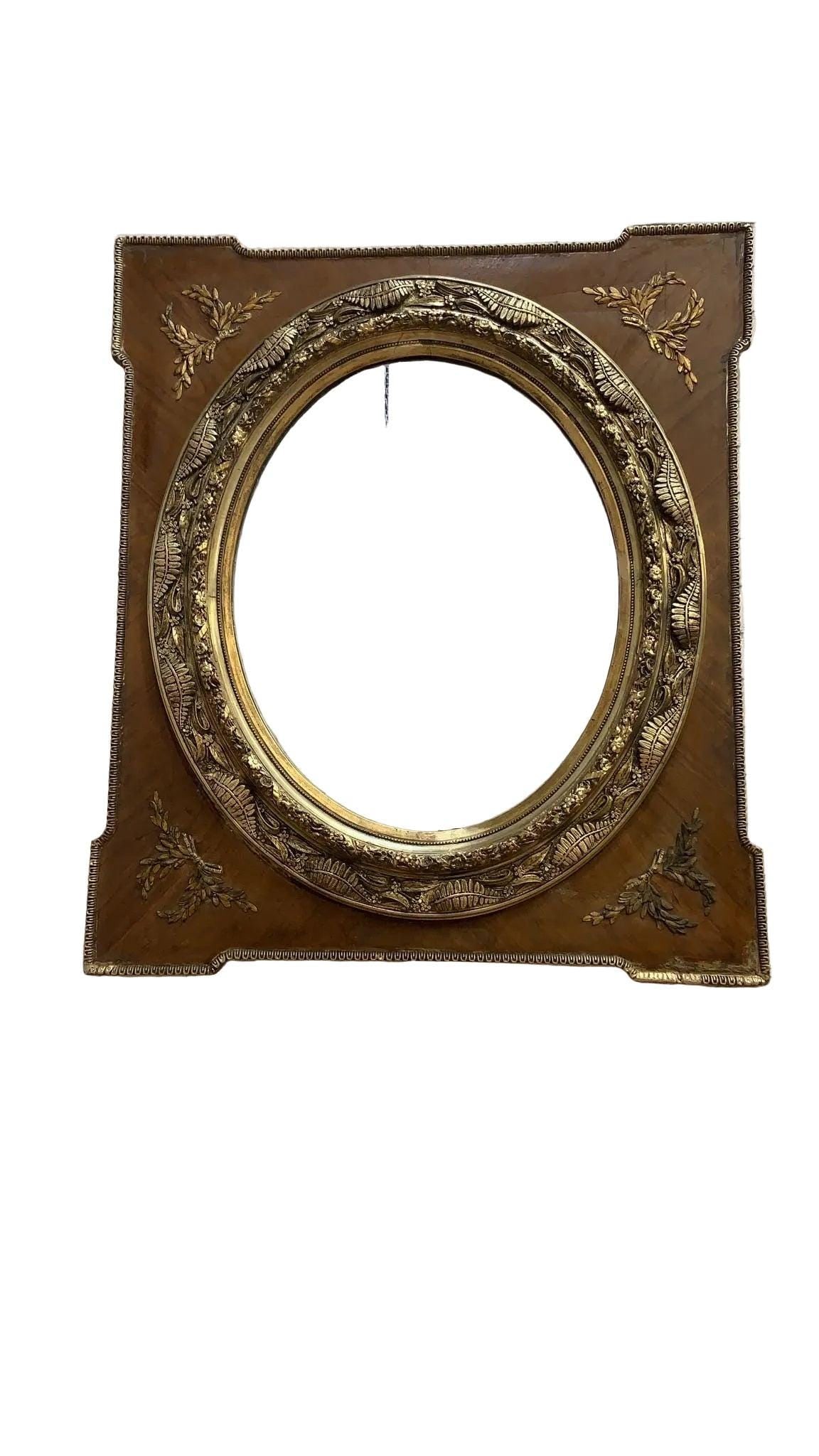 Antique French Napoleon III Style Wall Mirror - 6