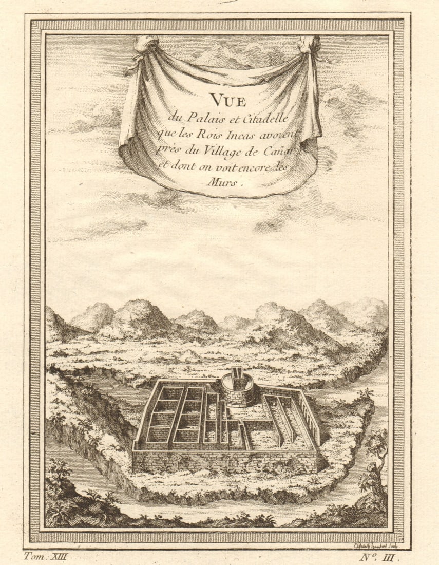The Palace & Citadel of the Inca Kings at Ingapirca, near Canar. Ecuador 1756 (1 of 1)