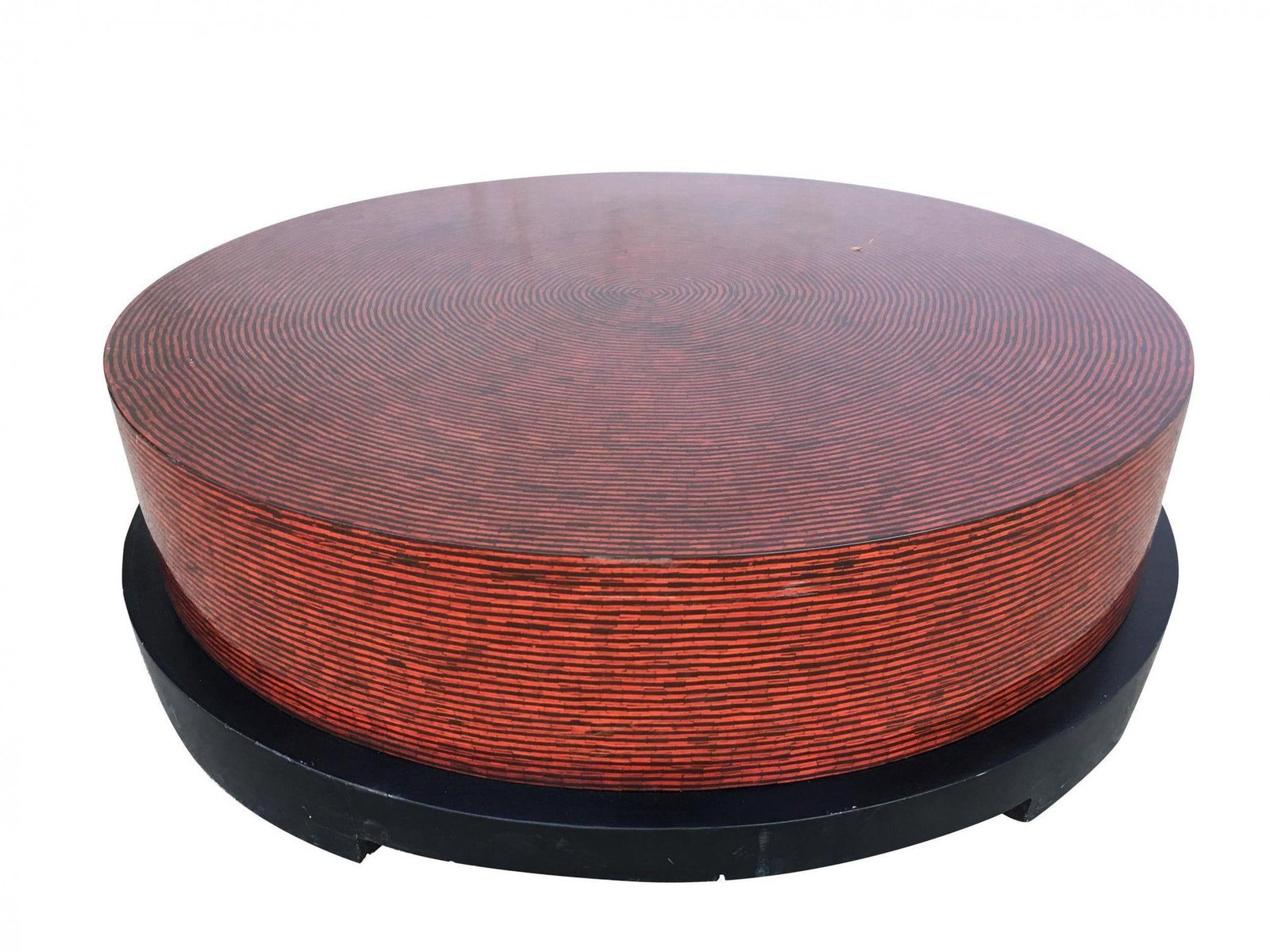 Two-Tone Cubist Style Round Livingroom Set, Circa 1990 - 8