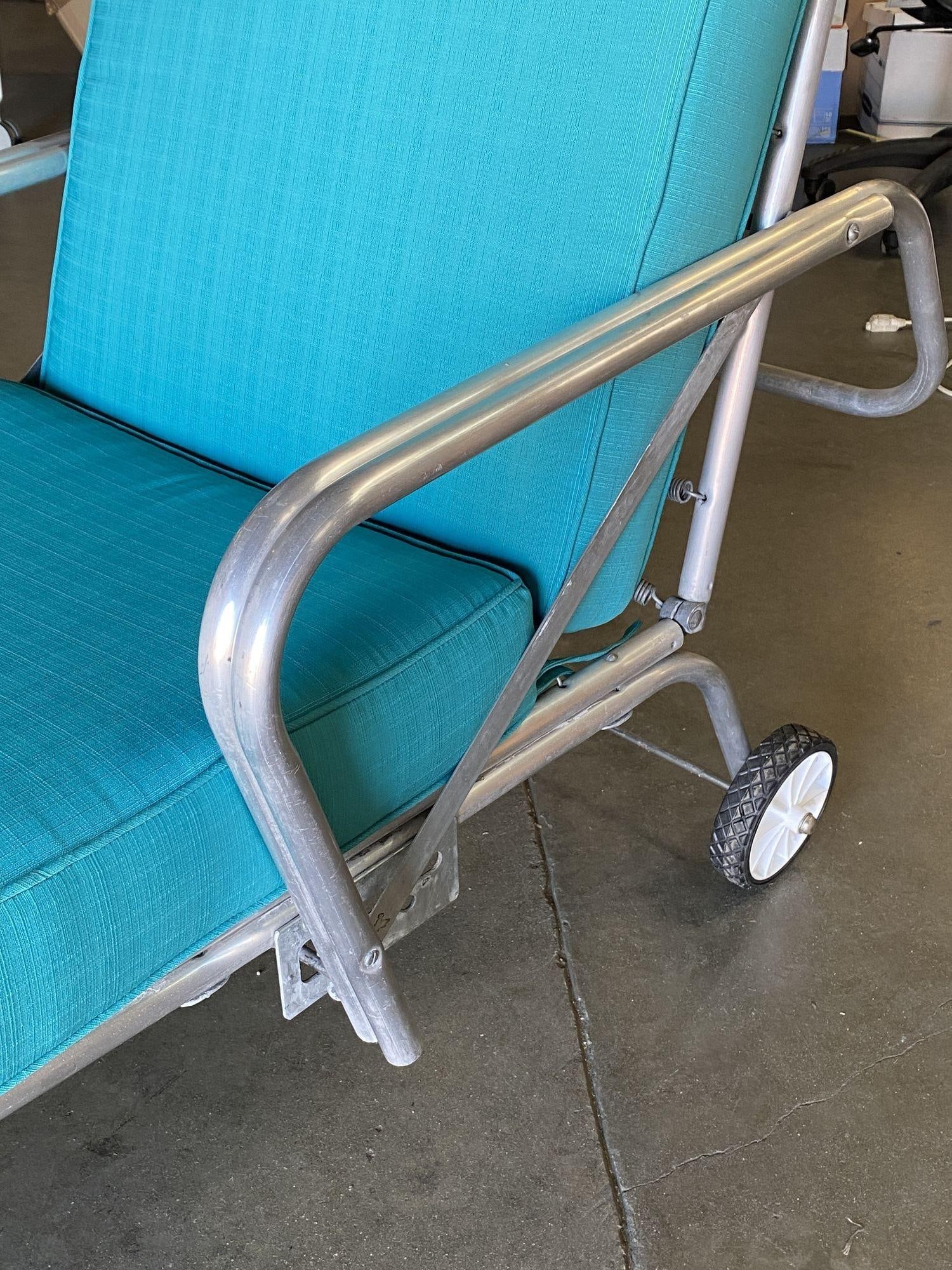 Aluminum Patio/Outdoor Adjustable Recliner Chase lounge - 11