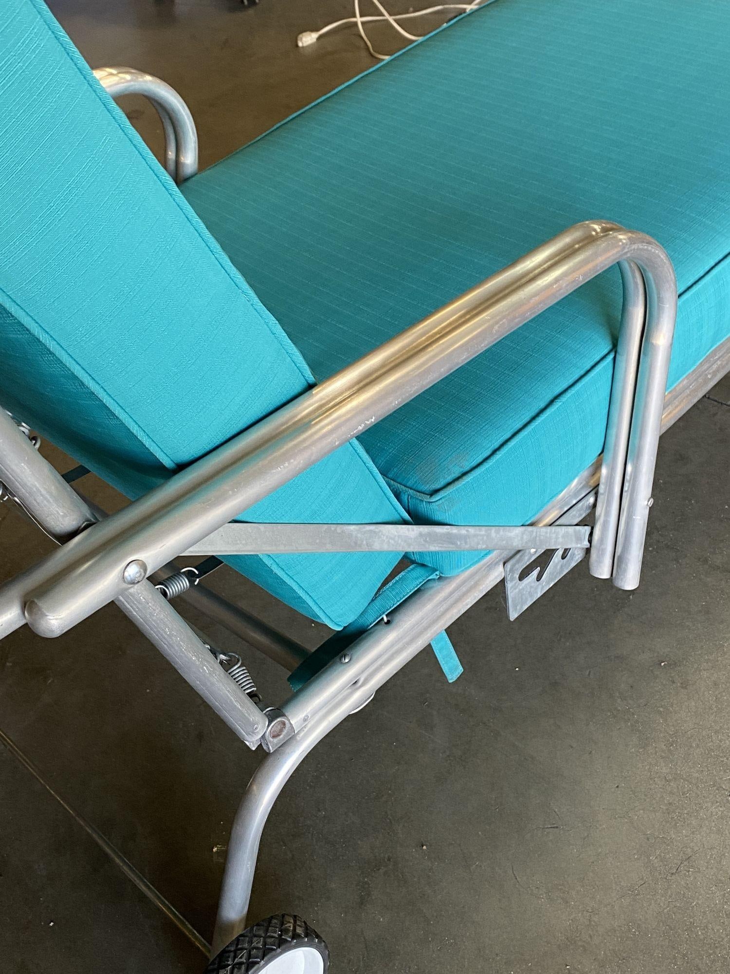 Aluminum Patio/Outdoor Adjustable Recliner Chase lounge - 6