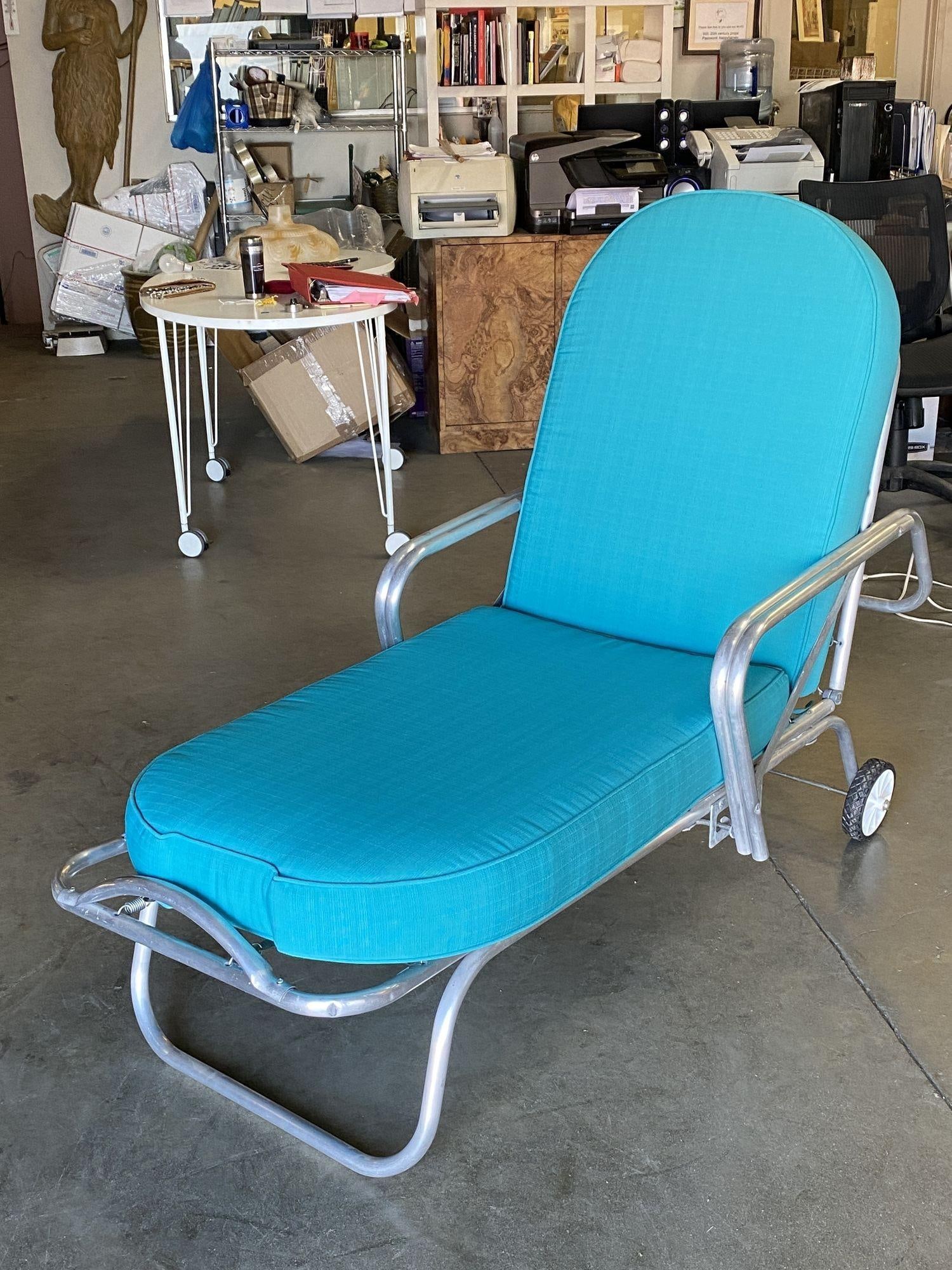 Aluminum Patio/Outdoor Adjustable Recliner Chase lounge - 9