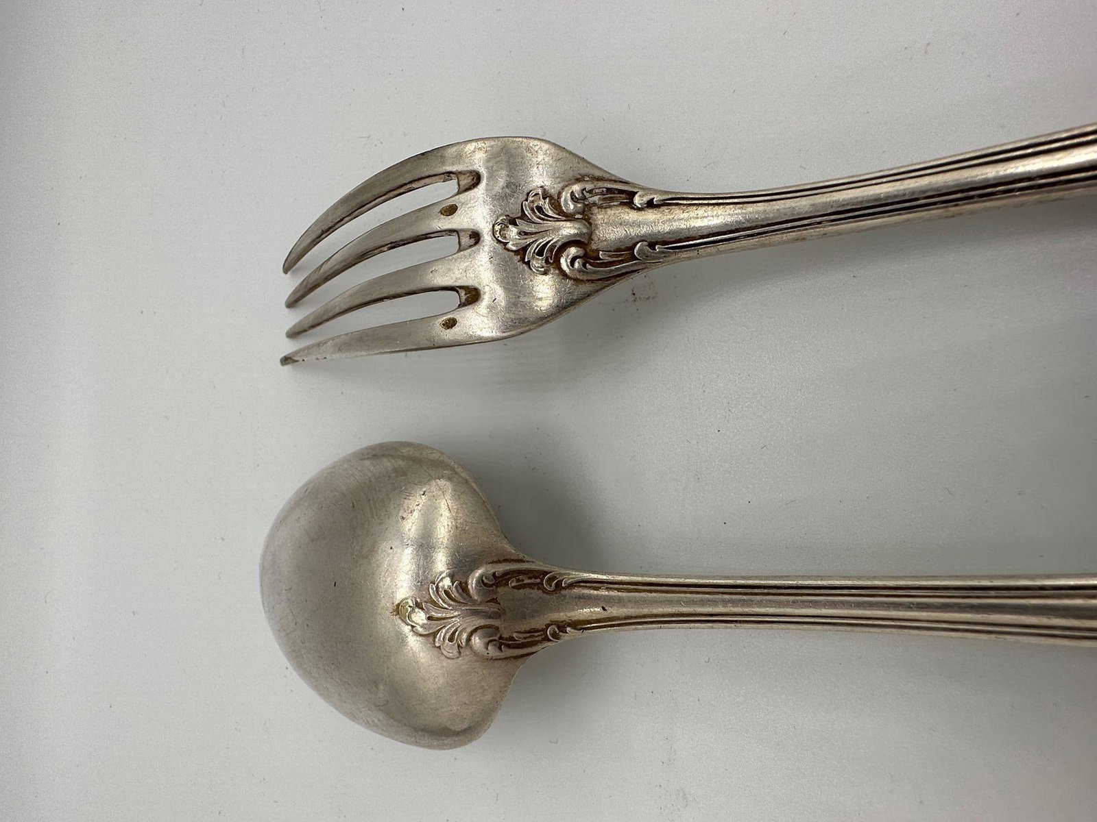 19th Century French L'Alf?nide Christofle/Charles Halphen Flatware with Ladle - 15