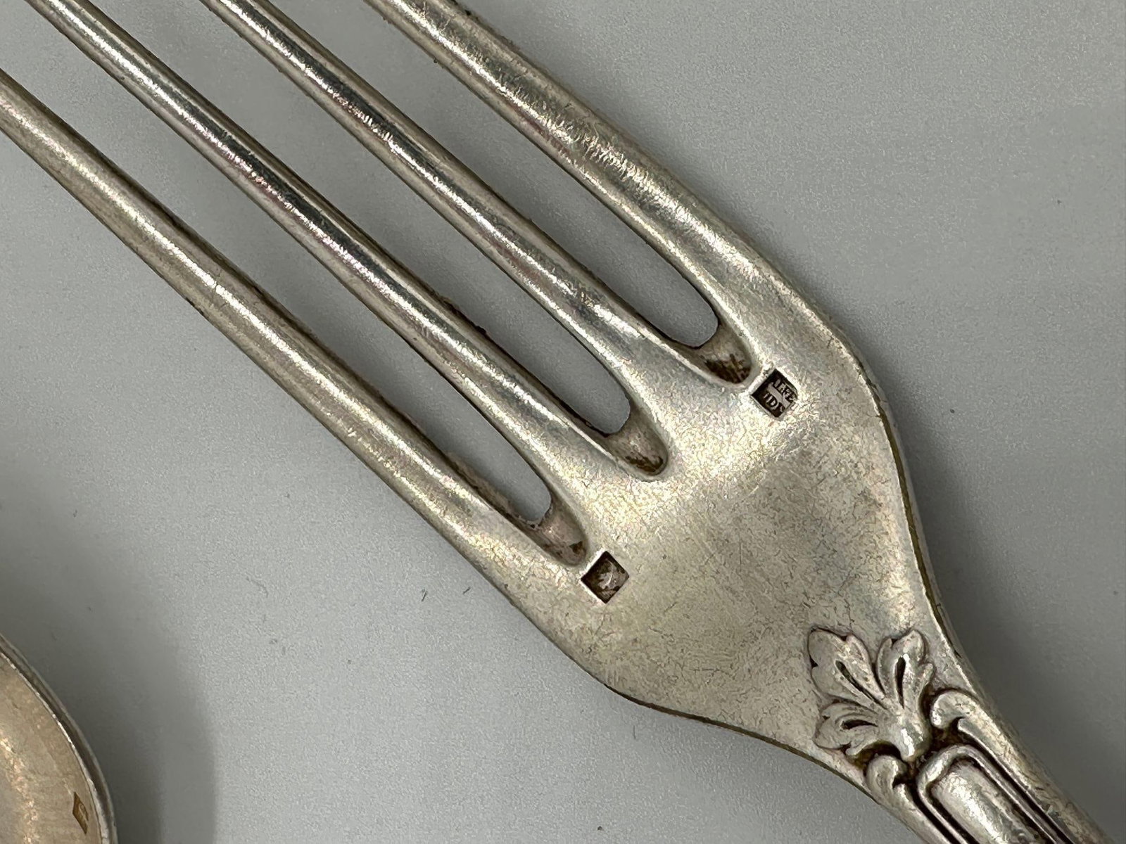 19th Century French L'Alf?nide Christofle/Charles Halphen Flatware with Ladle - 18