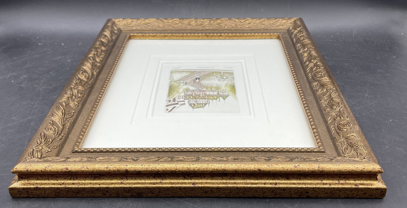 Vintage Signed & Numbered L'ESCALIERS Quebec Print 32/300 - 7