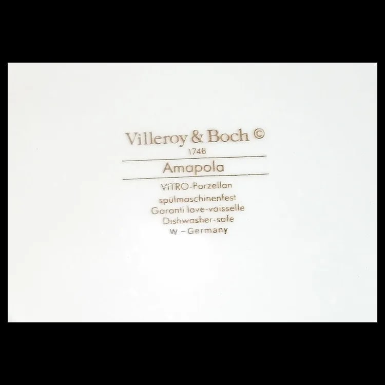 Villeroy & Boch Amapola set of - 5 pieces set of 8 - 10