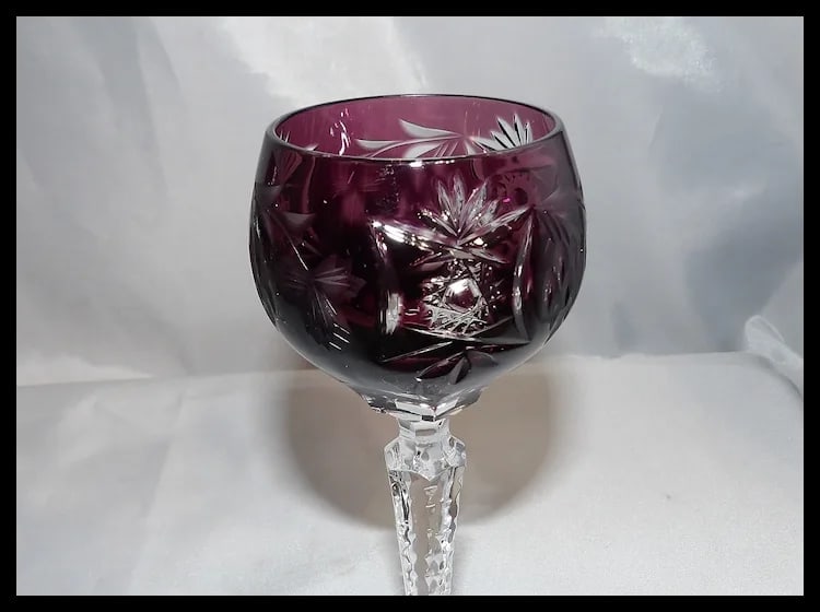 Nachtmann Traube Amethyst Sherry/ Liqueur Glasses - 7
