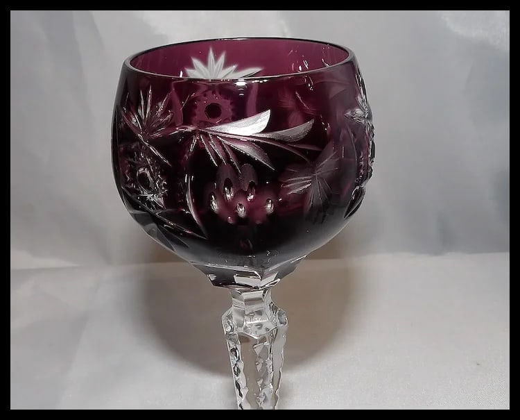 Nachtmann Traube Amethyst Sherry/ Liqueur Glasses - 8