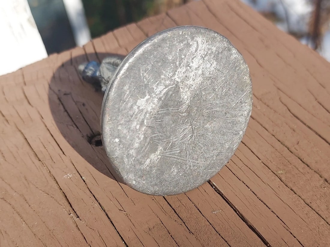 19th Century Lead Paperweight Abraham Lincoln - 3
