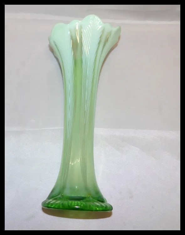 Fenton Opalescent Stretch Vase - 6