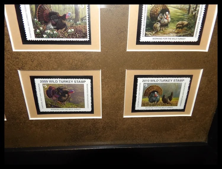 National Wildlife Foundation Turkey Stamps 1990-2010 - 4