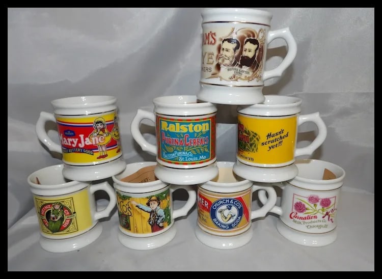 Vintage 1980’s NOS Franklin Mint The Corner Store Coffee Mug Collection - 5