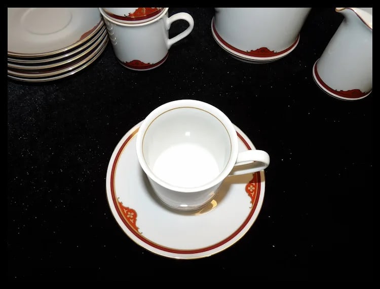 Vintage Sabina Loucky Czechoslovakia Tea Set - 3