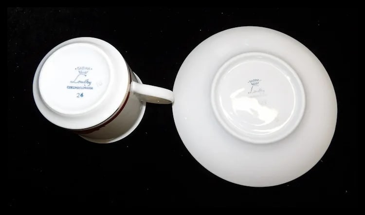 Vintage Sabina Loucky Czechoslovakia Tea Set - 4