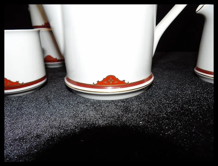 Vintage Sabina Loucky Czechoslovakia Tea Set - 8