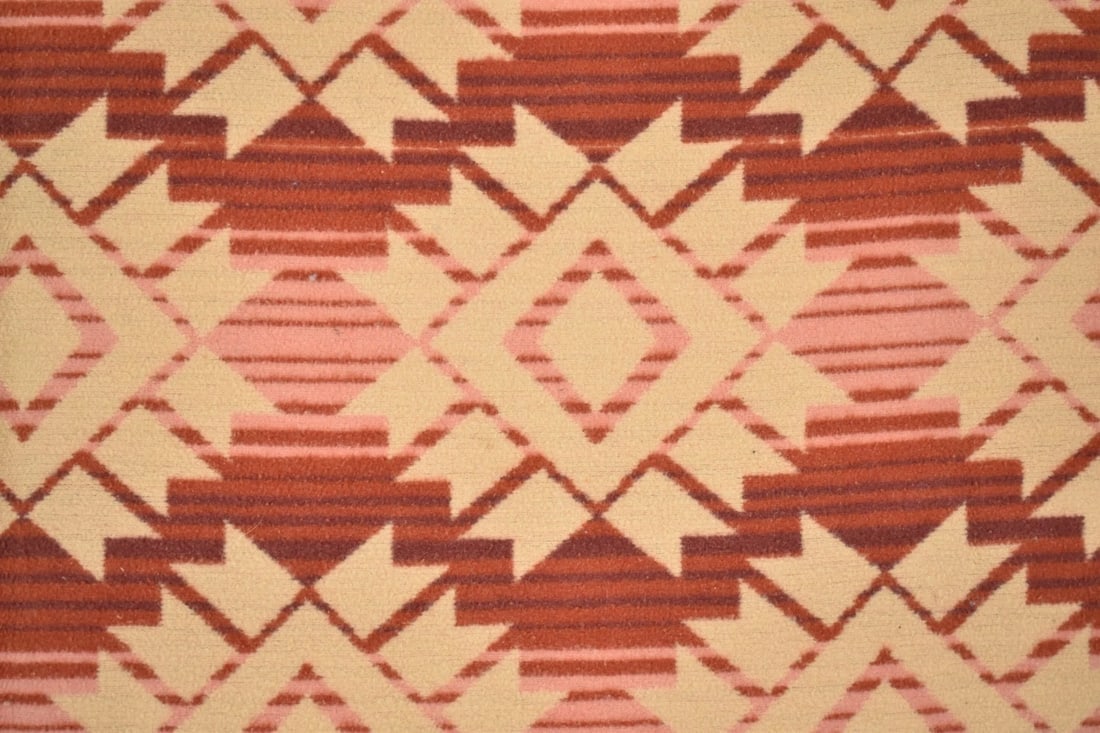 Vintage 30's Deco Camp Blanket - 3
