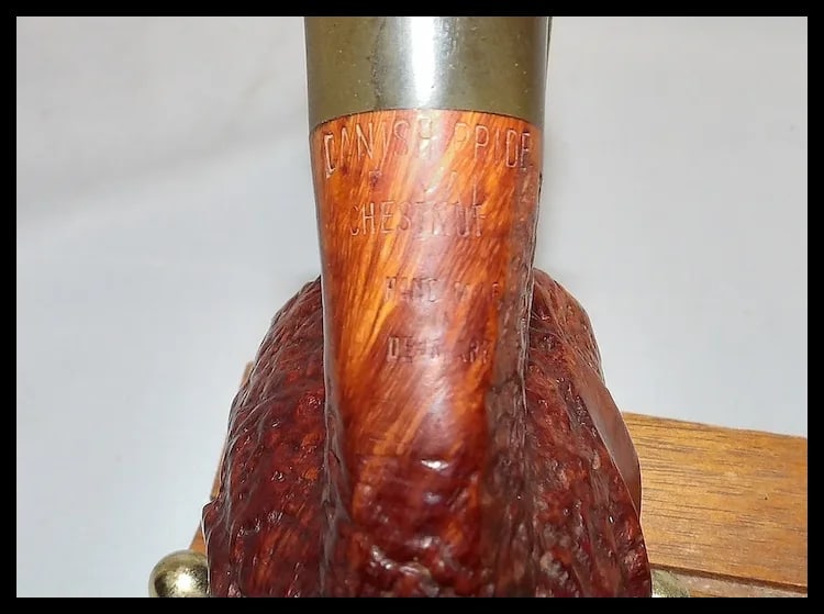 Ben Wade Danish Pride Partially Sandblasted Freehand Tobacco Pipe - 3