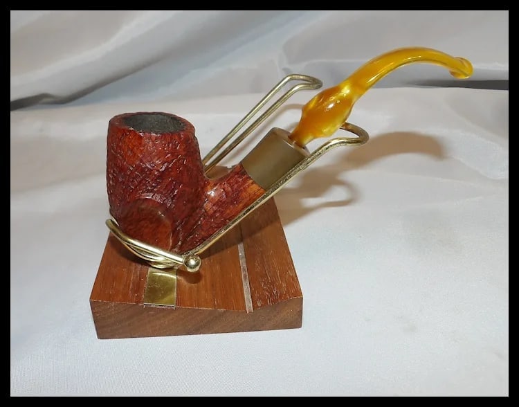 Ben Wade Danish Pride Partially Sandblasted Freehand Tobacco Pipe - 5
