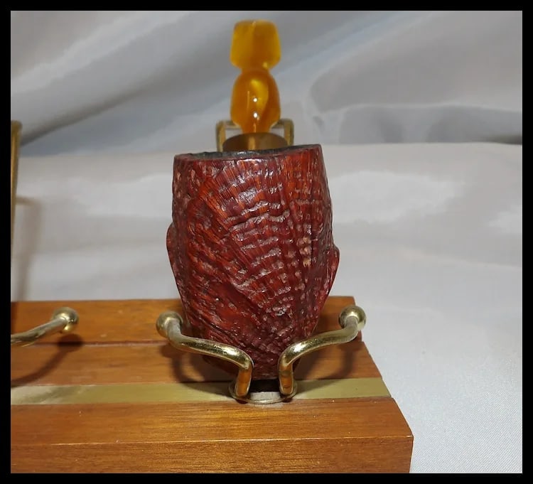 Ben Wade Danish Pride Partially Sandblasted Freehand Tobacco Pipe - 6