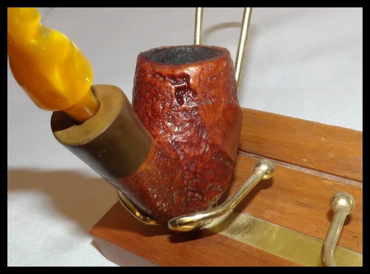 Ben Wade Danish Pride Partially Sandblasted Freehand Tobacco Pipe - 9