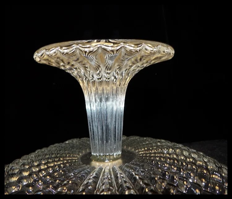 Vintage Mikasa Crystal Atlantis Pattern Center Piece - 6
