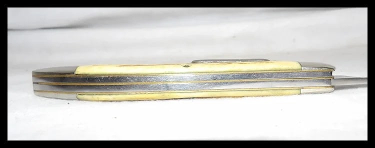 Queen Cutlery Co. #46 Toothpick Fish Knife in Winterbottom Bone - 6