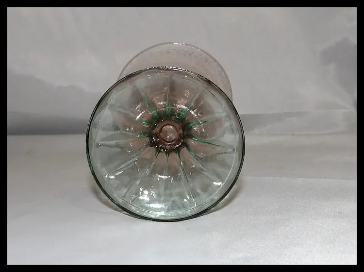 Vintage Footed Watermelon Ice Tea or Water Tumblers - 5