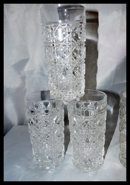 American Cut Lead Crystal AMC13 Criss Cross Cane - 3
