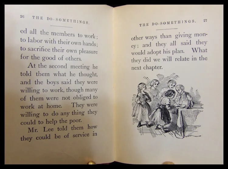 1890 First Printing Riverdale Stories by Oliver Optic- The Do-Somethings - 9