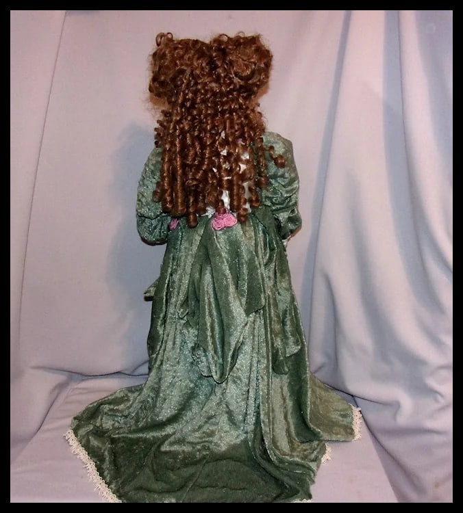 Vintage Designer Guild Collection Theodora Doll with Stand - 4