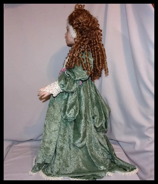 Vintage Designer Guild Collection Theodora Doll with Stand - 6