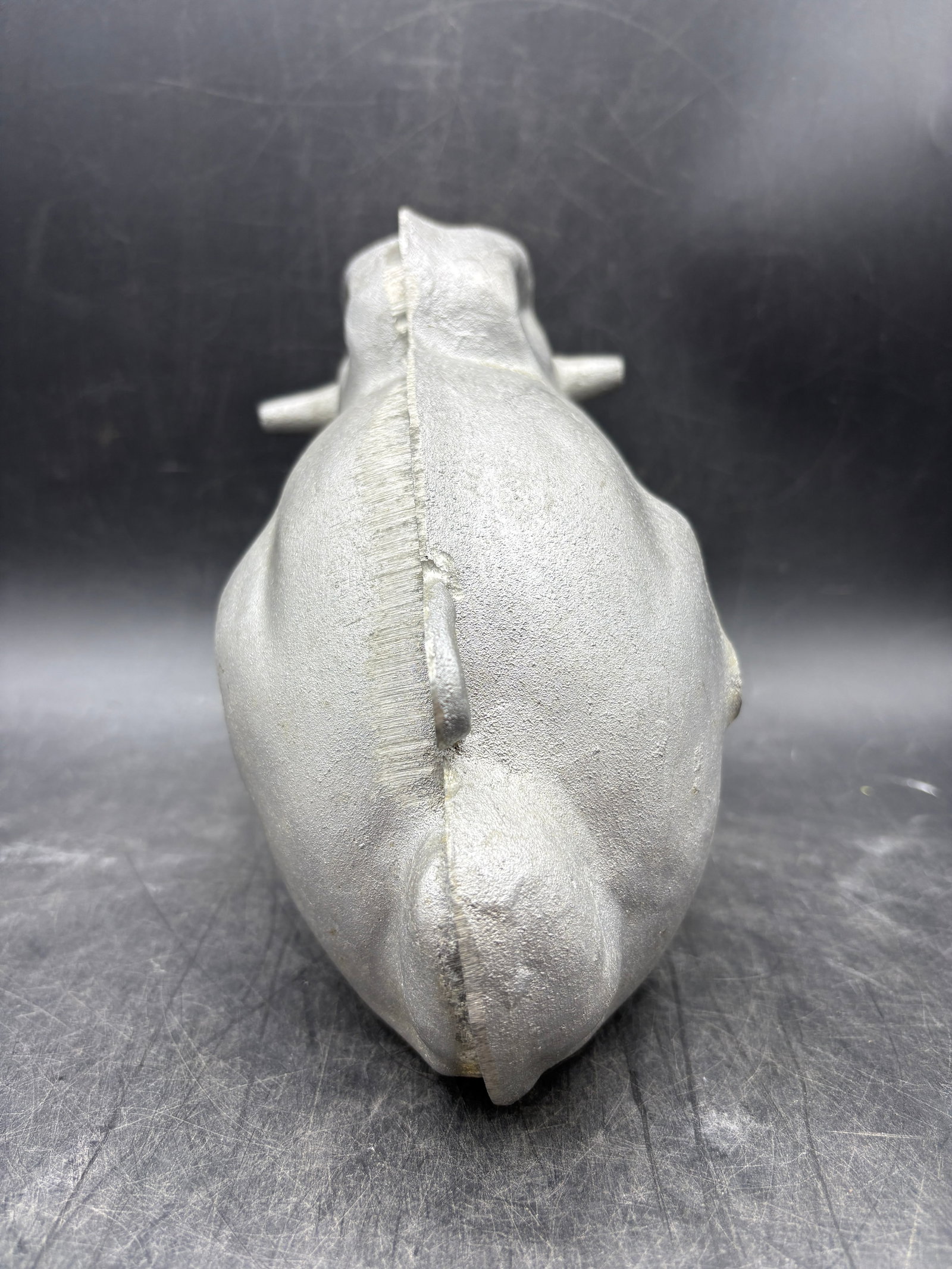 Vintage Cast Aluminum Bunny Rabbit Mold Metal - 7