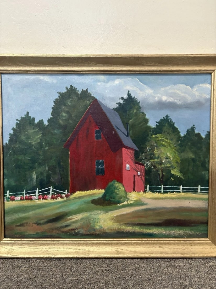 Malorey Oil On Board Landscape Painting - 2