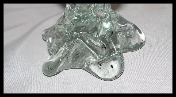 Murano Pheasant White with Gold Aventurine and Yellow on Tail - 9